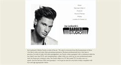 Desktop Screenshot of joelombardobarberstudio.com